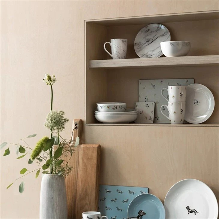 marble dinner set 7