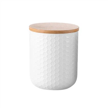 Canisterau Ceramig Gwyn