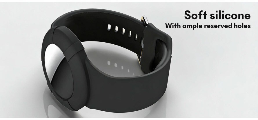 apple airtag bracelet soft silicone material04