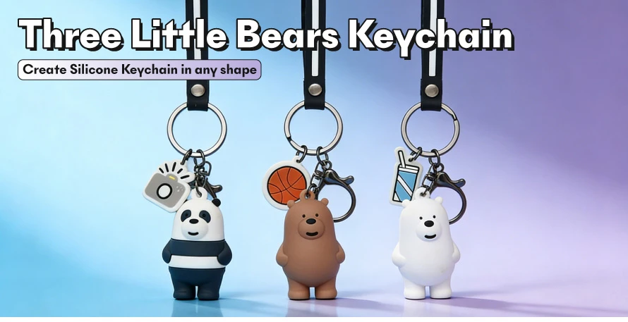 cartoon bear keychain 1